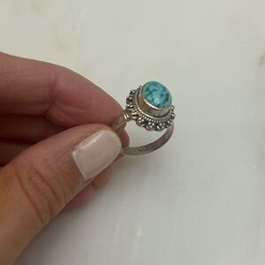 925 Sterling Silver Turquoise Ring